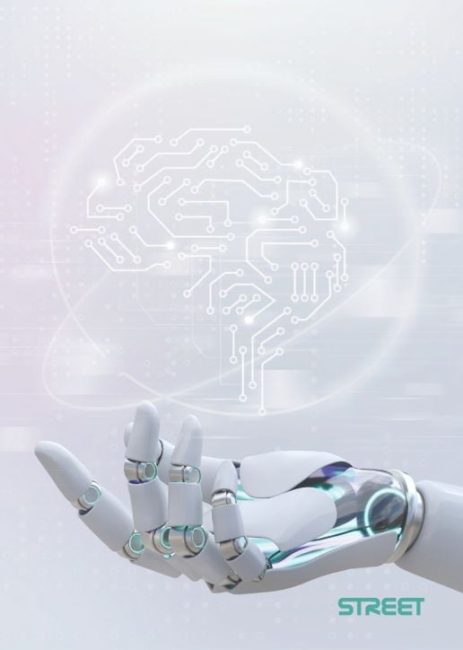 Тетрадка Street AI А5, 60 листа с широки редове