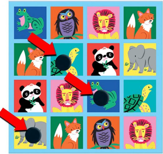 Магнитна настолна игра Mudpuppy - Wild Bingo