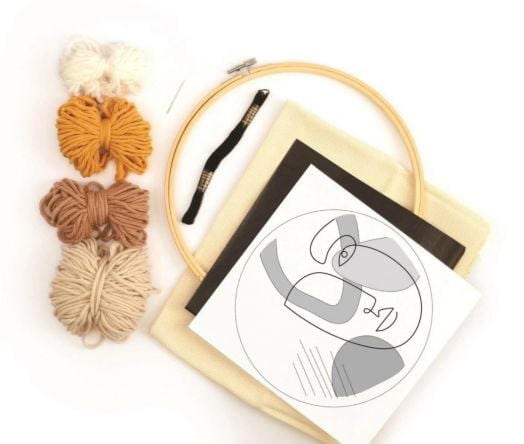 Комплект за пънч бродерия Graine Creative - Арт