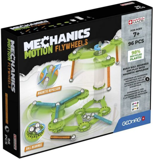 Магнитен конструктор Geomag Mechanics - Движение, 96 части