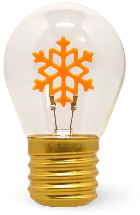 Лампа крушка Legami Bulb Fiction - Снежинка