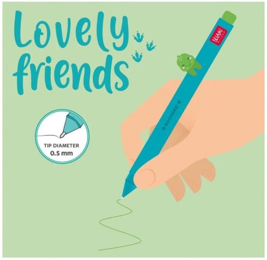 Гел химикалка с животинче Legami - Dino