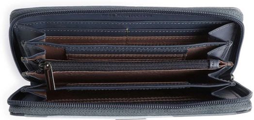 Дамски портфейл Bugatti Sina Long Zip, син