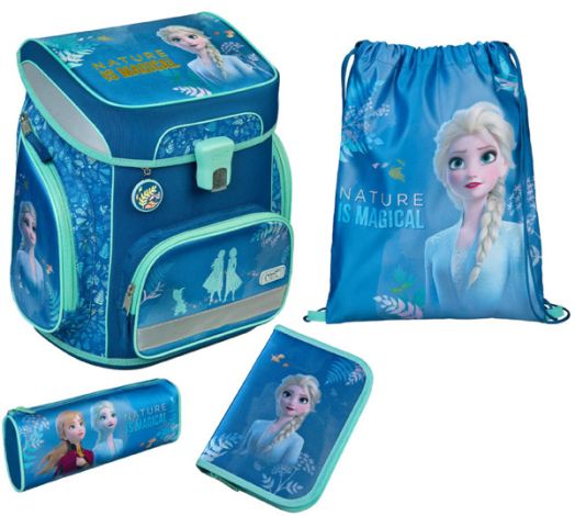 Комплект ученическа раница Frozen, ергономик