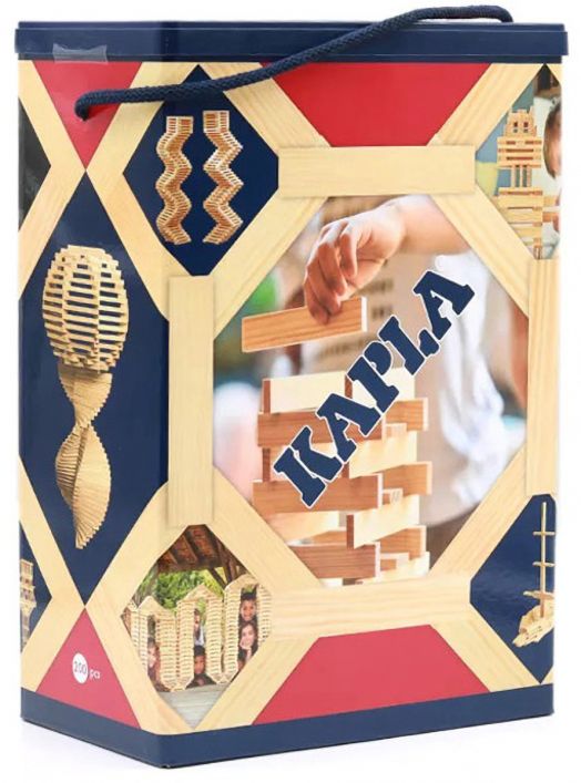 Дървен конструктор Kapla, 200 части
