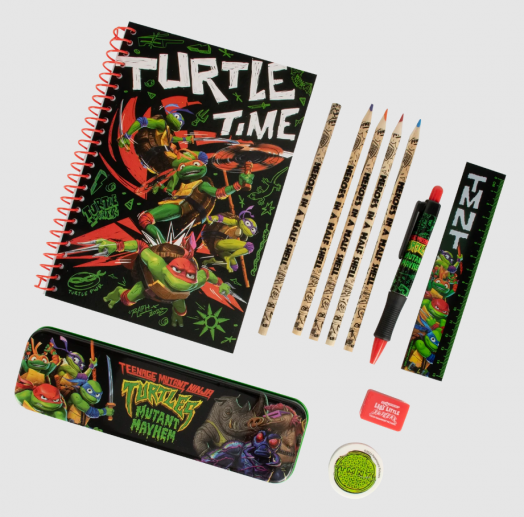 Канцеларски сет Teenage Mutant Ninja Turtles, 11 части