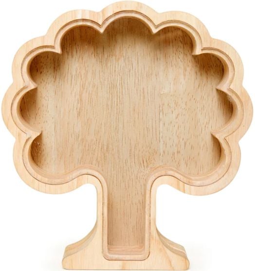 Дървена касичка Kikkerland - Дърво