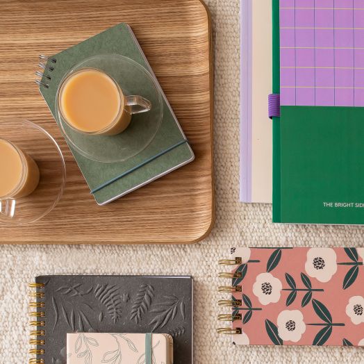 Тефтер Miquelrius Leaves in the Wind A6, 80 листа с широки редове