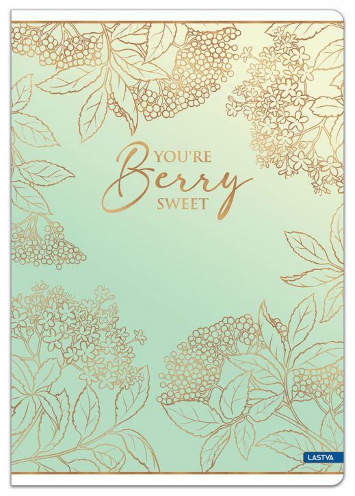 Тетрадка Lastva Berry A4, 50 листа с широки редове
