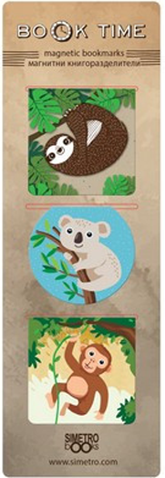 Магнитни разделители за книга Book Time - Животни на клон