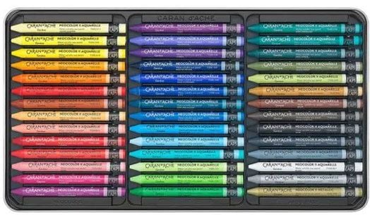 Комплект моливи и пастели Caran D'Ache - Keith Haring, Special Edition