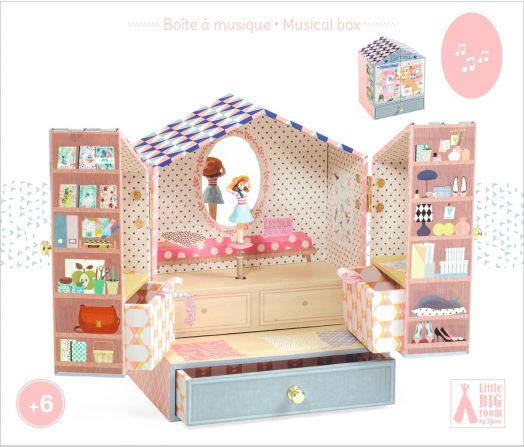 Музикална кутия Djeco: Tinou Shop