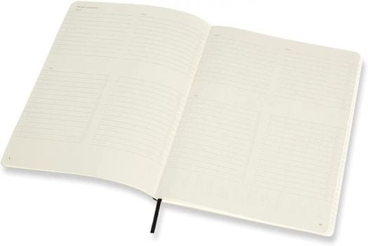 Черен тефтер Moleskine Pro Collection Black с меки корици