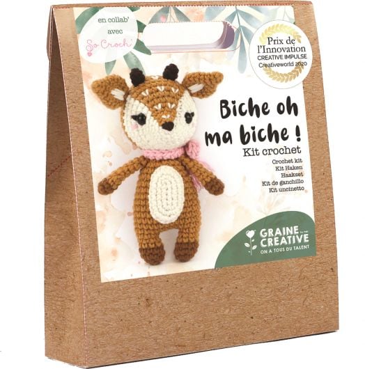 Комплект за плетене Амигуруми Graine Creative - Елен 17 см.