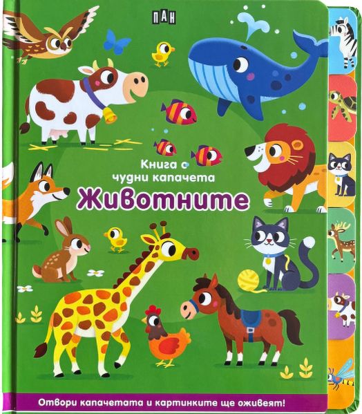Книга с чудни капачета: Животните