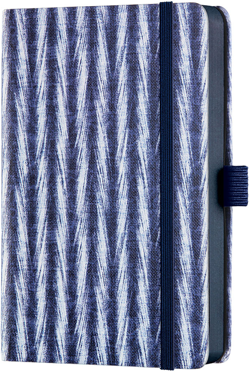 Бележник Castelli Shibori Twill, линирани, 9 х 14 см.