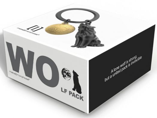 Ключодържател Metalmorphose - Wolf With Moon