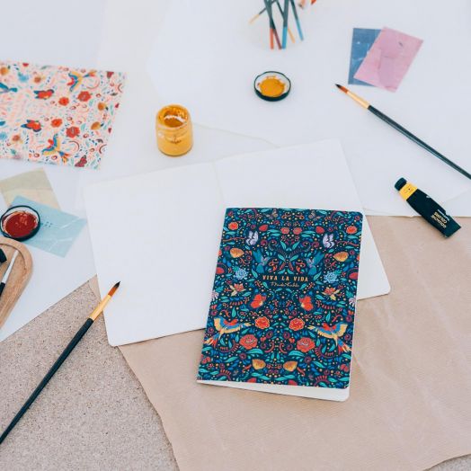 Комплект тефтери Grupo Erik - Frida Kahlo Viva La Vida, 3 бр.