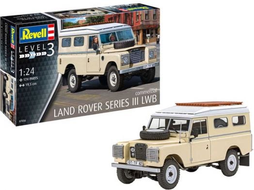 Сглобяем модел Revell - Land Rover Series III LWB