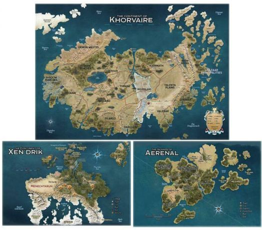 Допълнение към ролева игра Dungeons & Dragons - Map Set: Eberron