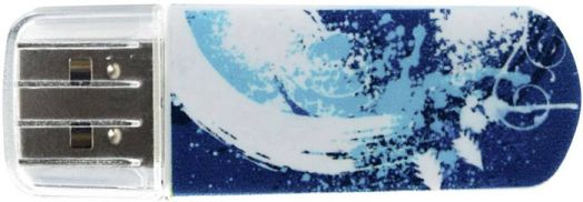 USB флаш памет Verbatim Mini Graffiti Blue 2.0, 32 GB