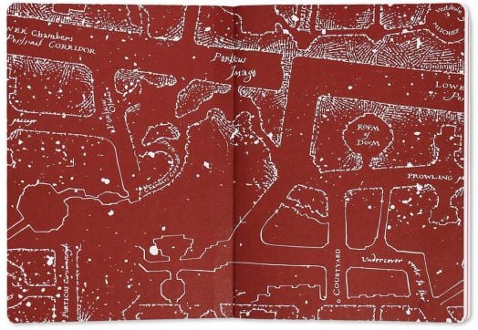 Тефтер Half Moon Bay - Harry Potter - Marauder's Map