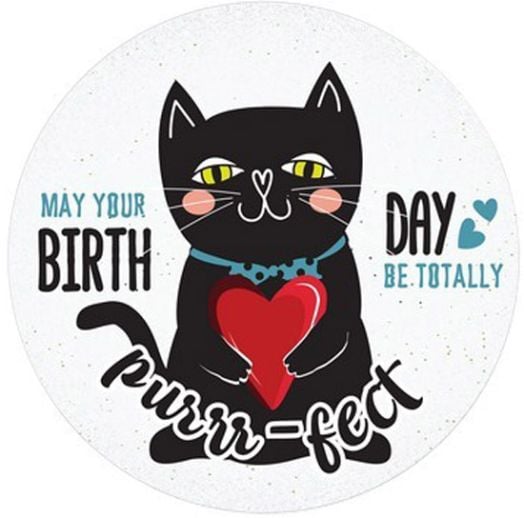 Табелка-картичка - May Your Birthday Be Totally Perfect