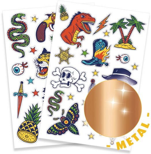 Детски татуировки Djeco - Bang Bang