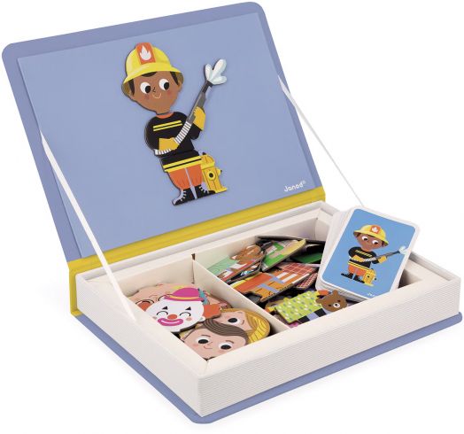 Детска магнитна книга Janod - Професии