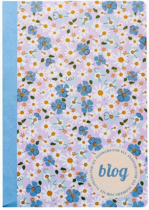 Тетрадка Ancor World Flowers А5, 48 листа с широки редове