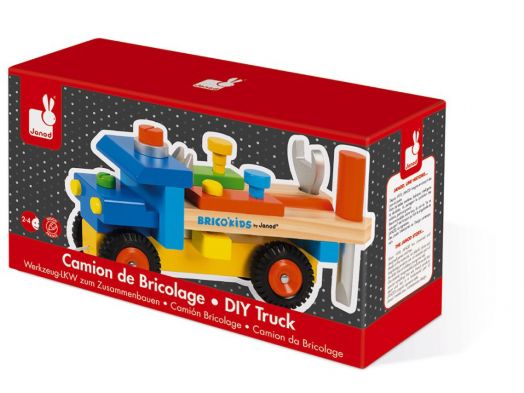 Дървена играчка Janod - Сглоби си сам камионче