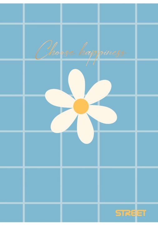 Тетрадка Street Retro А5, 80 листа - широки редове