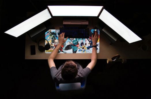 Геймърска подложка за бюро Grupo Erik - My Hero Academia