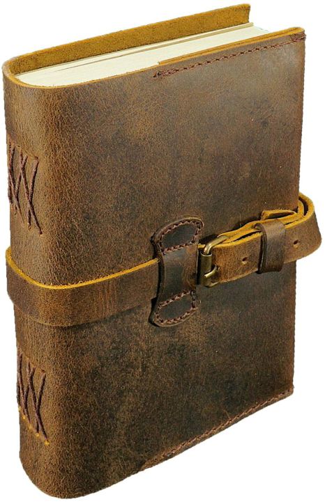 Кожен тефтер Lamali Enki, 13 х 18 см.