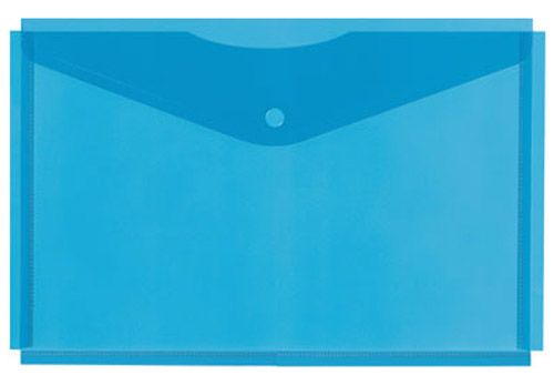 OFFICE ZONE ПАПКА С КОПЧЕ А4 ПРОЗР. СИНЯ С УШИРЕНИЕ ЗА 12 БР. 11574 /12