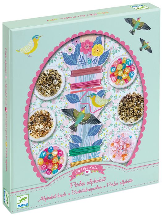 Творчески комплект Djeco - Създай бижута с буквички