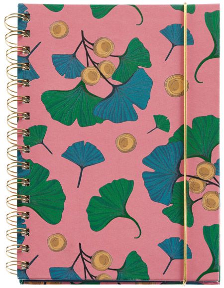 Тетрадка Miquelrius Pure Ginkgo със спирала, 80 листа на точки