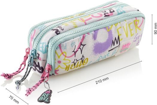 Несесер Miquelrius Rebel с три отделения, овален