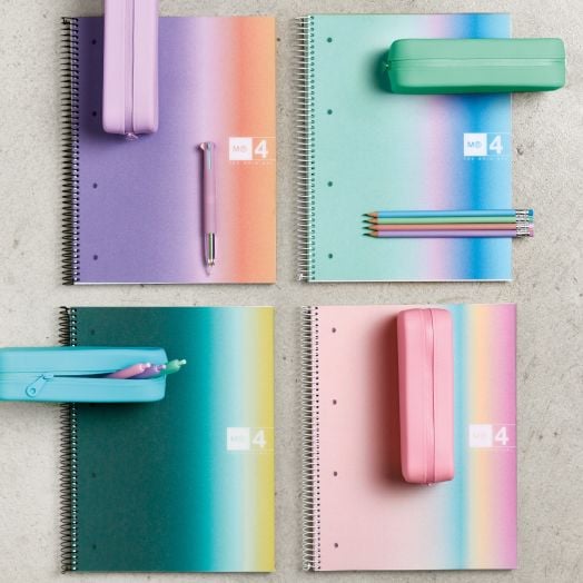 Тетрадка Miquelrius Aurora Iceland А4 със спирала, 120 листа на широки редове