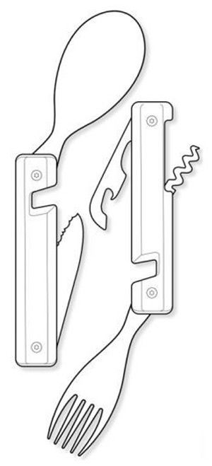 Мултифункционални прибори за хранене Akinod – Lemons