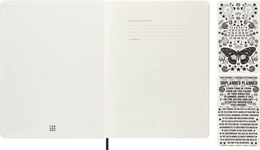 Голям тефтер планер Moleskine Lorenzo Petrantoni, недатиран