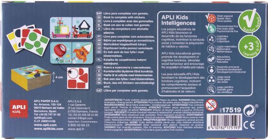 Моята първа книжка Apli Kids - Геометрични фигури