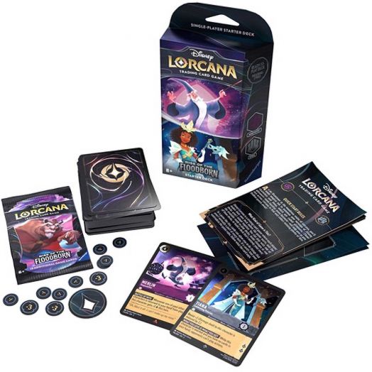 Disney Lorcana TCG: Starter Deck - Rise of the Floodborn Merlin & Tiana