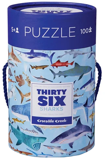 Пъзел Crocodile Creek: Акули, 100 части