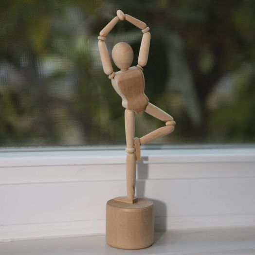 Гъвкава фигура с бутон за раздвижване Kikkerland - Yogi