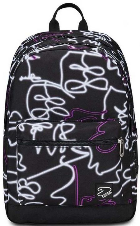 Ученическа раница Seven Pro XXL Led Contour с две отделения и безжични слушалки