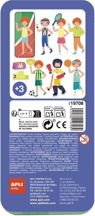 Детска магнитна игра Apli Kids - Спорт