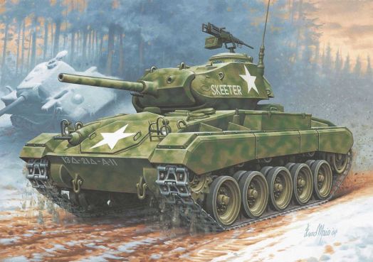Сглобяем модел Revell - Унищожител на танкове M24 Chaffee