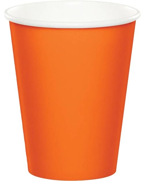 Чашки Creative Party - Оранжеви, 24 бр.
