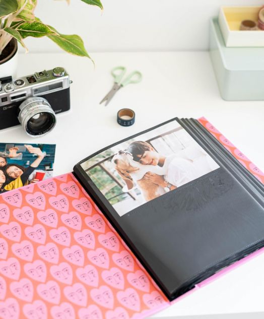 Албум за снимки Love Shapes за 200 снимки 13 х 20 см.